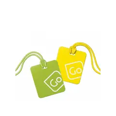GO TRAVEL - PAR DE IDENTIFICADORES DE EQUIPAJE