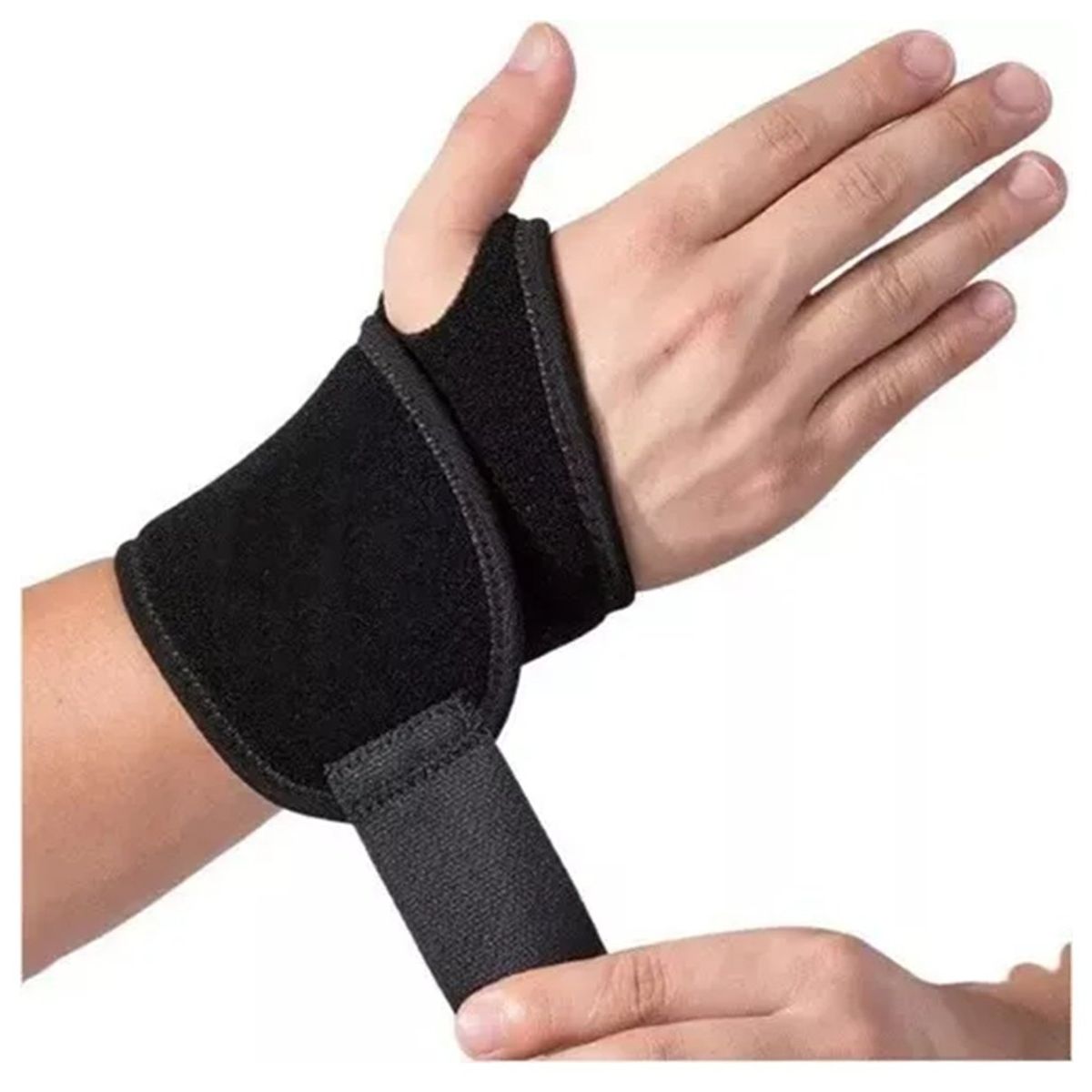 GENERICO - Muñequera Ajustable Con Orificio Pulgar Ortopédico Elastica
