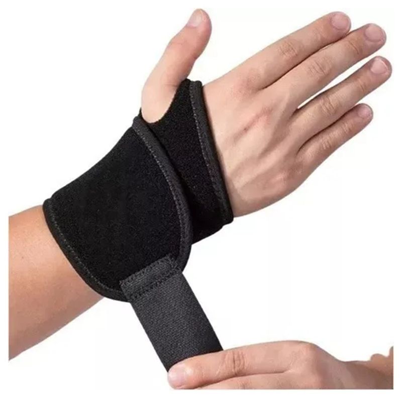 GENERICO - Muñequera Ajustable Con Orificio Pulgar Ortopédico Elastica