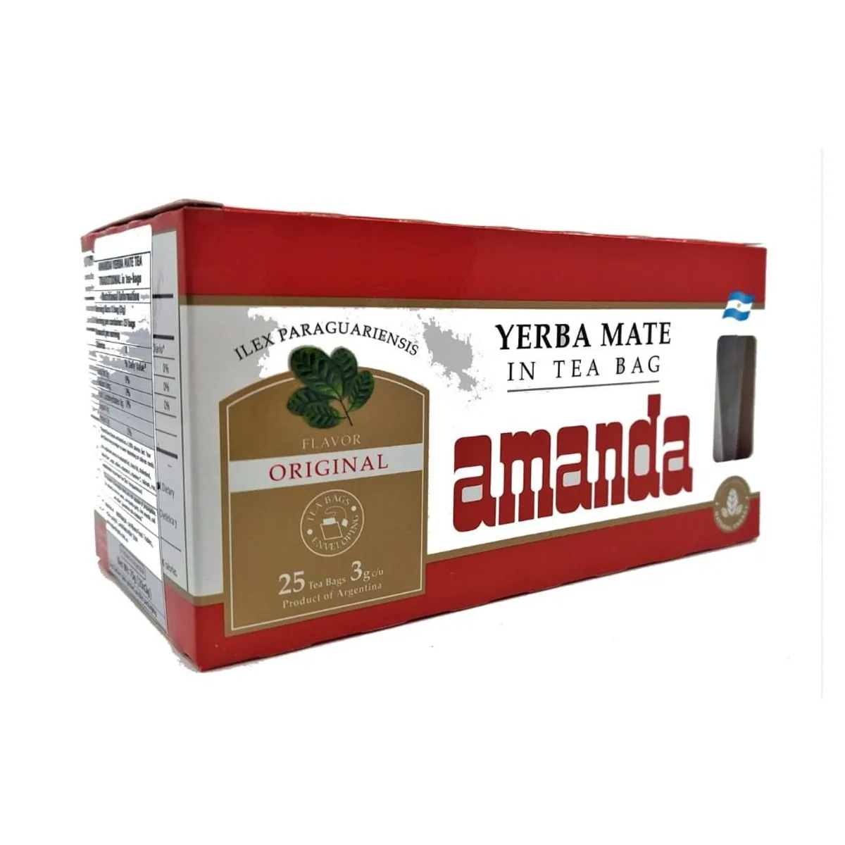 AMANDA - Yerba Mate Amanda Sabor Tradicional 25 Saquitos De 3Gr