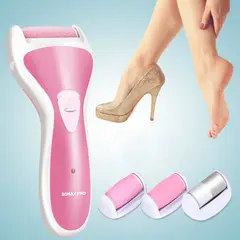 PUREPOWER - Eliminador de callos recargable Con kit de pedicura Para piel muerta