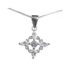 GENERICO - Collar Nudo De Brujas Pequeño Plata Circones Protección