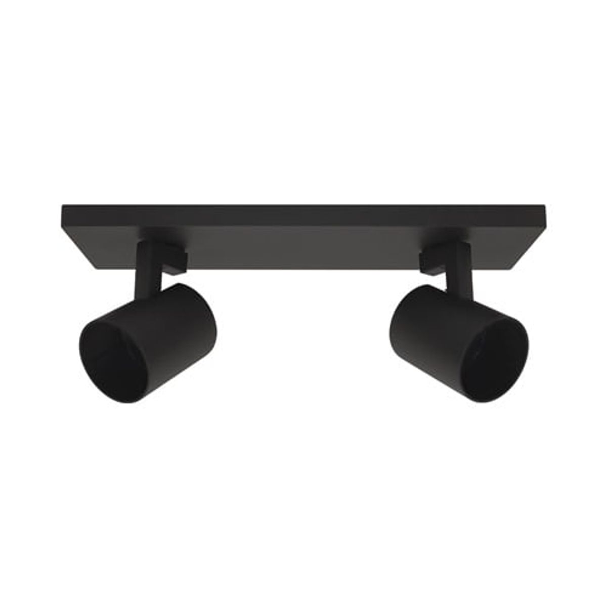 TECHNOLAMP - Foco Sobrepuesto Technolamp Negro 2xgu10 Dirigible Muca