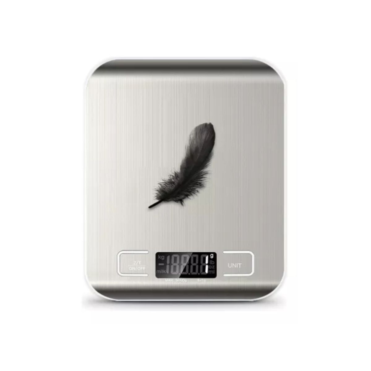 GENERICO - Báscula De Cocina Digital Báscula De Alimentos Para Horne Color Plateado 5KG