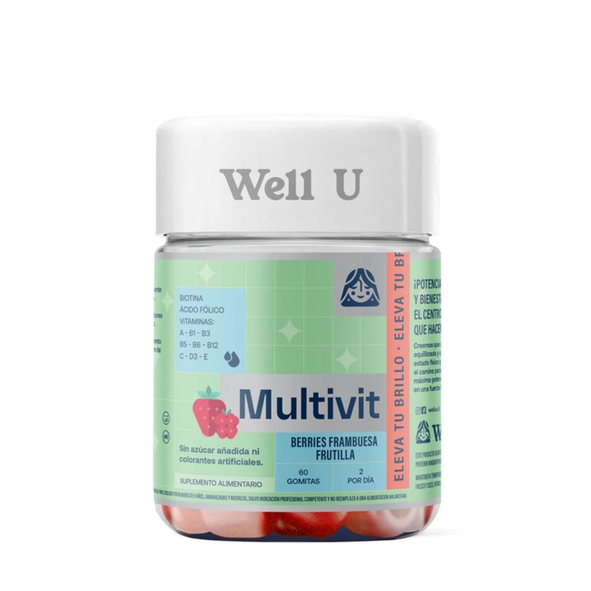 WELL U - GOMITAS MULTIVITAMINAS 60UN WELL U