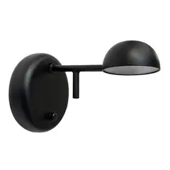 TEMPORA - Apliqué negro muro LED