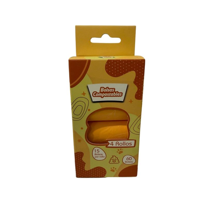 GENERICO - 60 Bolsas Compostables a Base de Maiz Perro Eco Friendly