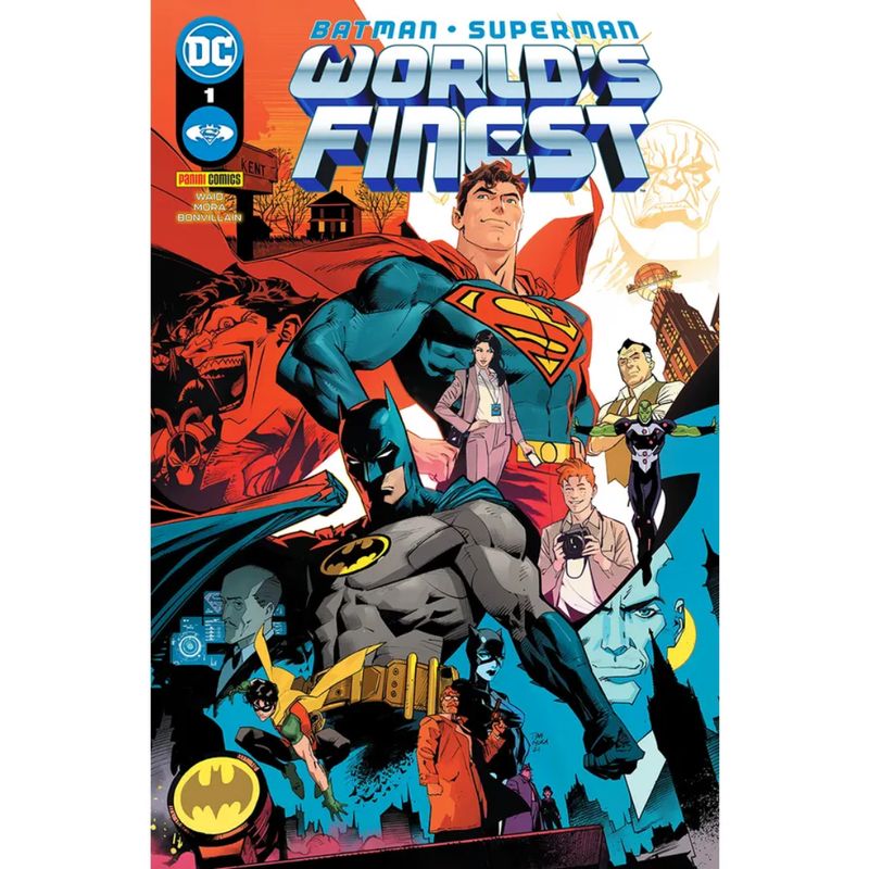 PANINI CHILE - Batman  Superman - Worlds Finest