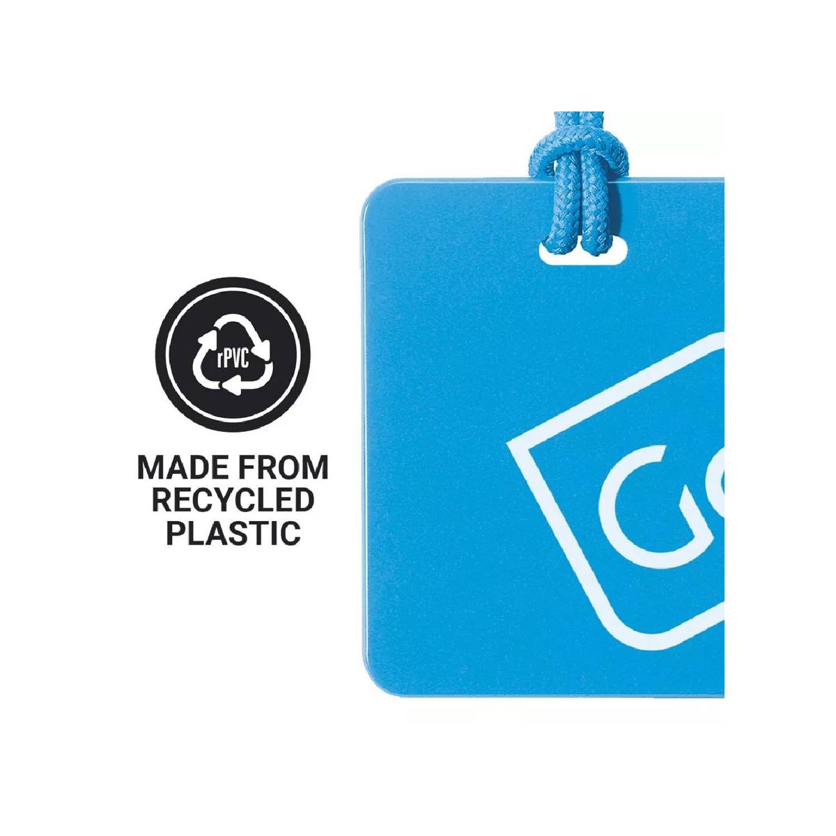 GO TRAVEL - SET DE 4 IDENTIFICADORES DE EQUIPAJE