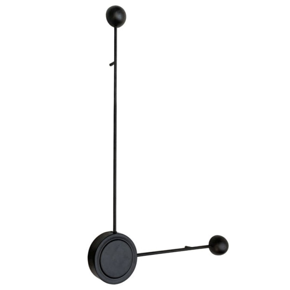 TEMPORA - Apliqué negro 2 luces LED