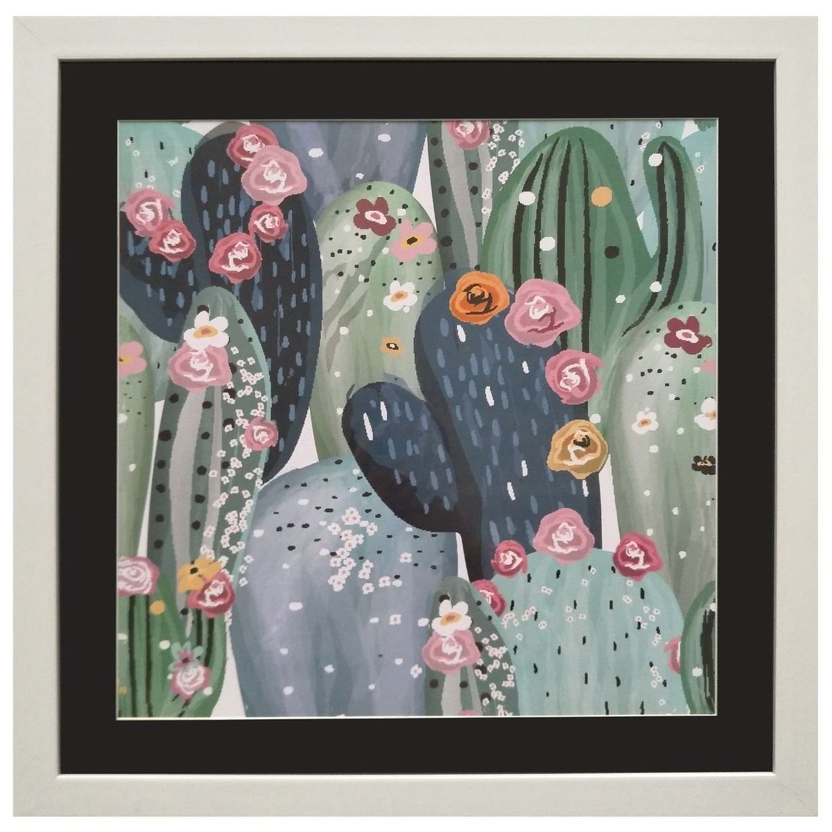 RONDA - Cuadro Lamina Cactus 50x50 cm