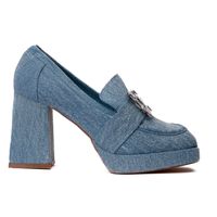 Mocasín Casual Mujer Azul Matts