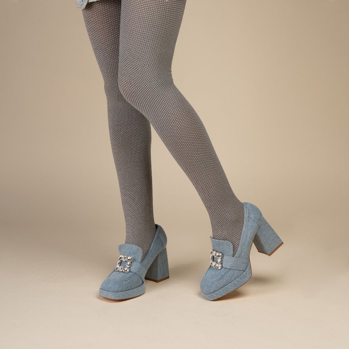 CHINITOWN - Mocasín Casual Mujer Azul Matts Chinitown