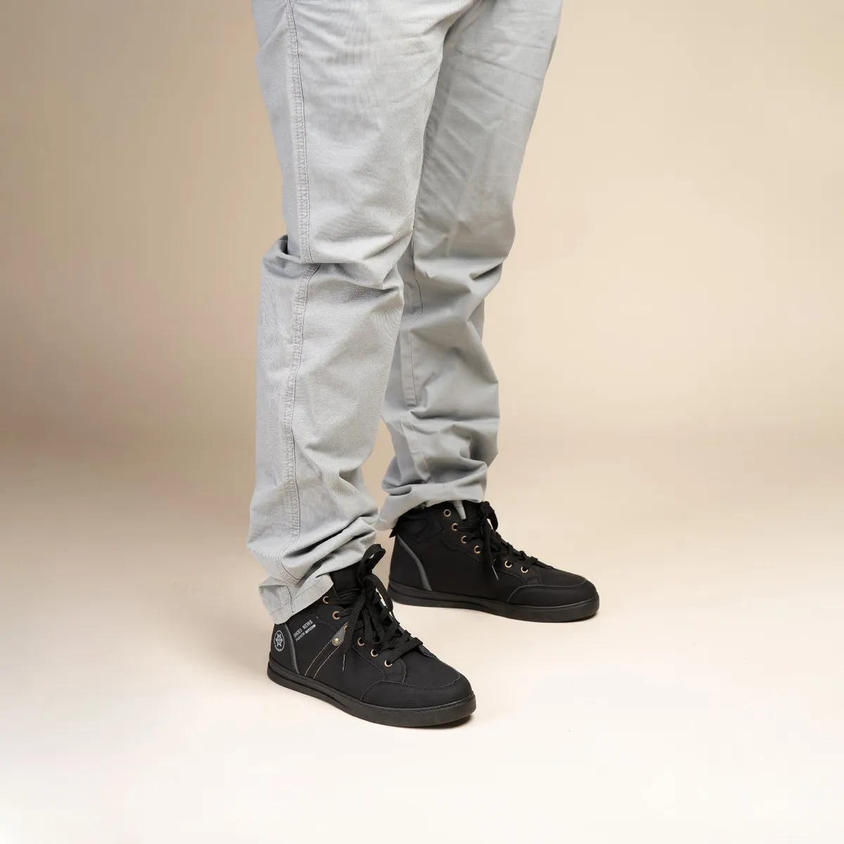 CHINITOWN - Botín Urbano Hombre Negro Parker Chinitown