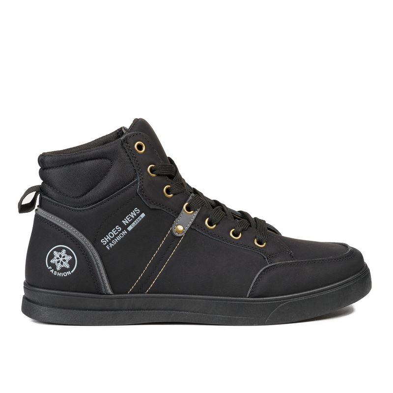 CHINITOWN - Botín Urbano Hombre Negro Parker Chinitown