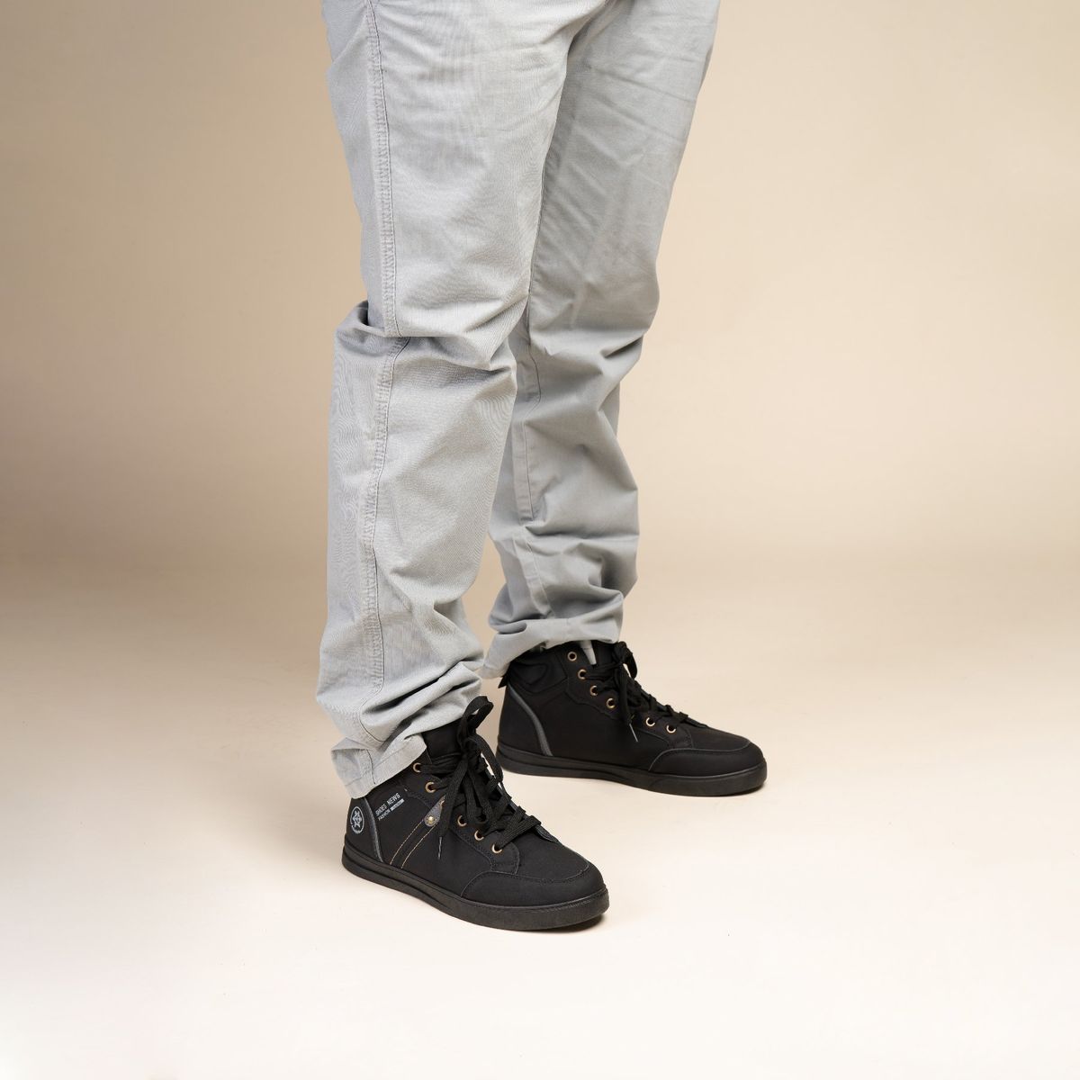 CHINITOWN - Botín Urbano Hombre Negro Parker Chinitown