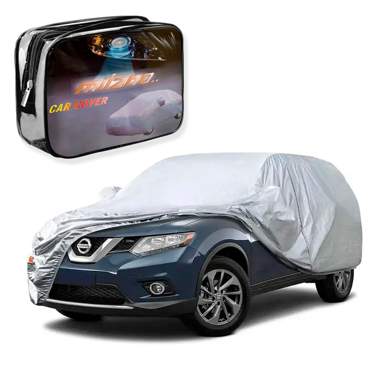 M MILANO - Cubreauto Funda UNIVERSAL Auto Talla M