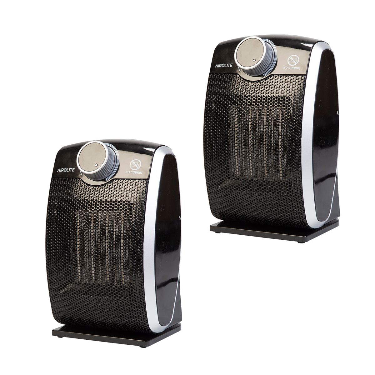 AIROLITE - PACK X2  TERMOVENT CURVE BLACK