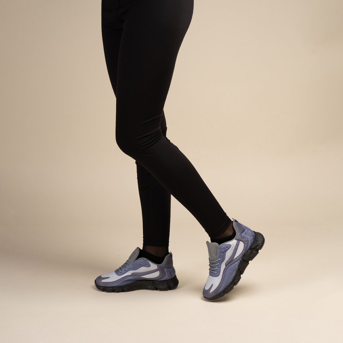 CHINITOWN - Zapatilla Deportiva Mujer Gris Loa Chinitown