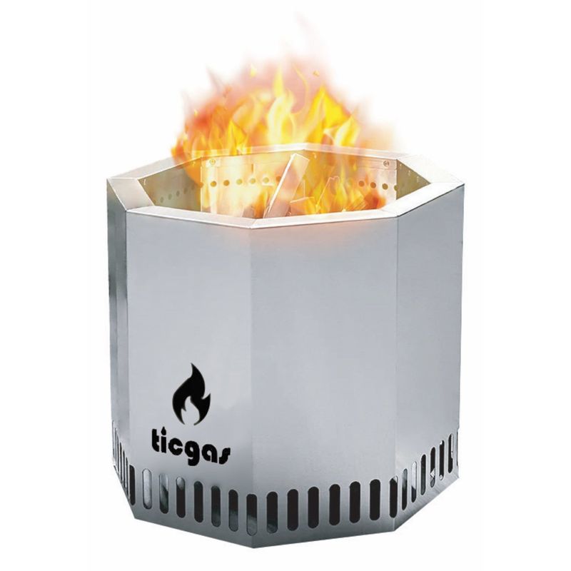 TICGAS - Brasero Sin Humo inox