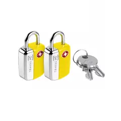 GO TRAVEL - PAR DE MINI CANDADOS TSA CON LLAVE