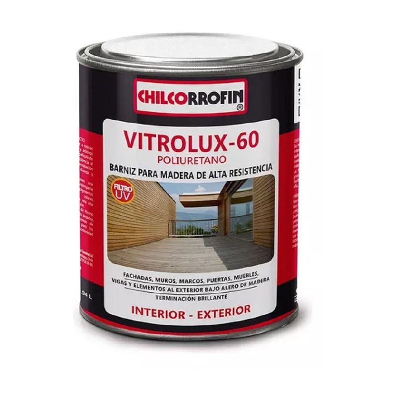 GENERICO - BARNIZ VITRIFICANTE VITROLUX-60 NATURAL un cuarto GL