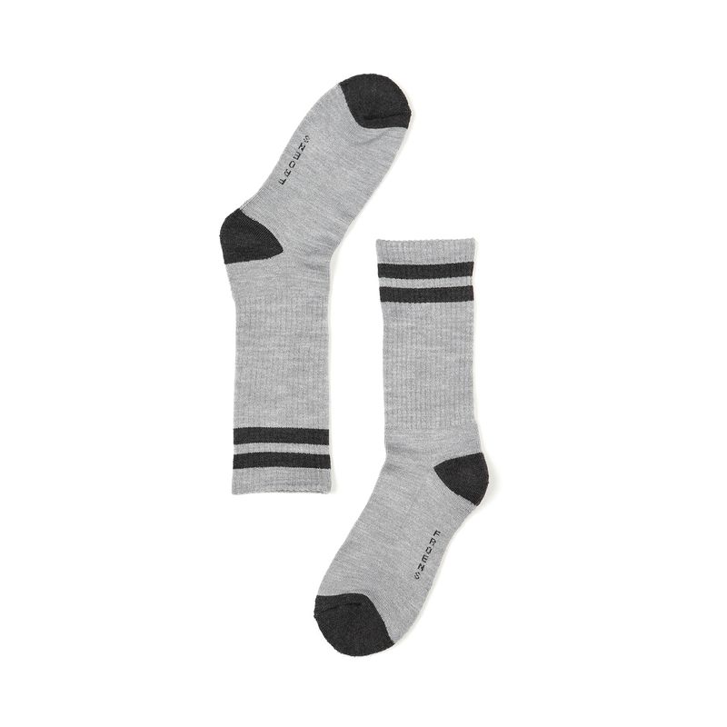 FROENS - Calcetin Hombre Stripes Gris Froens