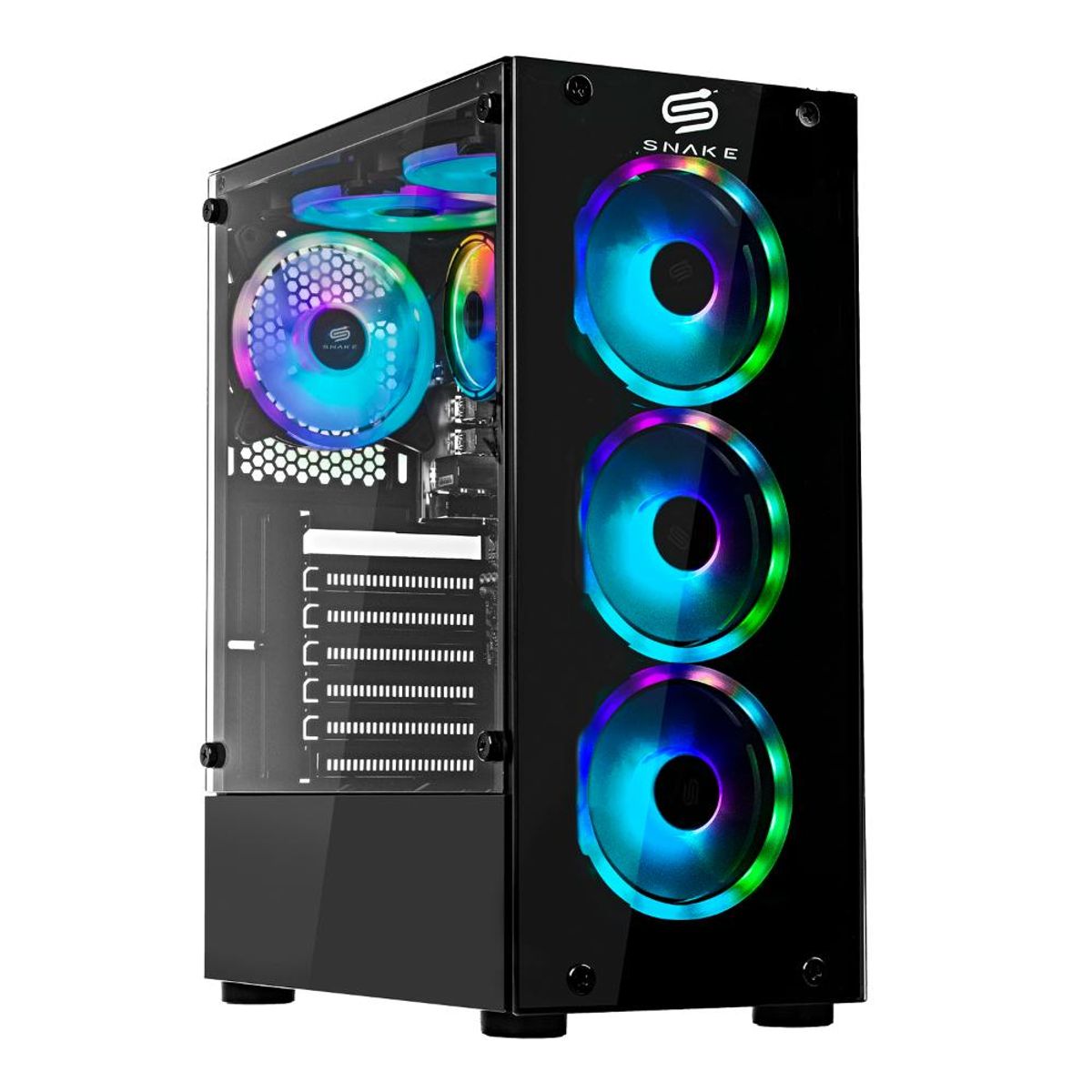 SNAKE GAMER - Pc Gamer Cobra V4 I5-12400F RTX 3050 512GB SSD 16GB RAM Windows 11 Pro