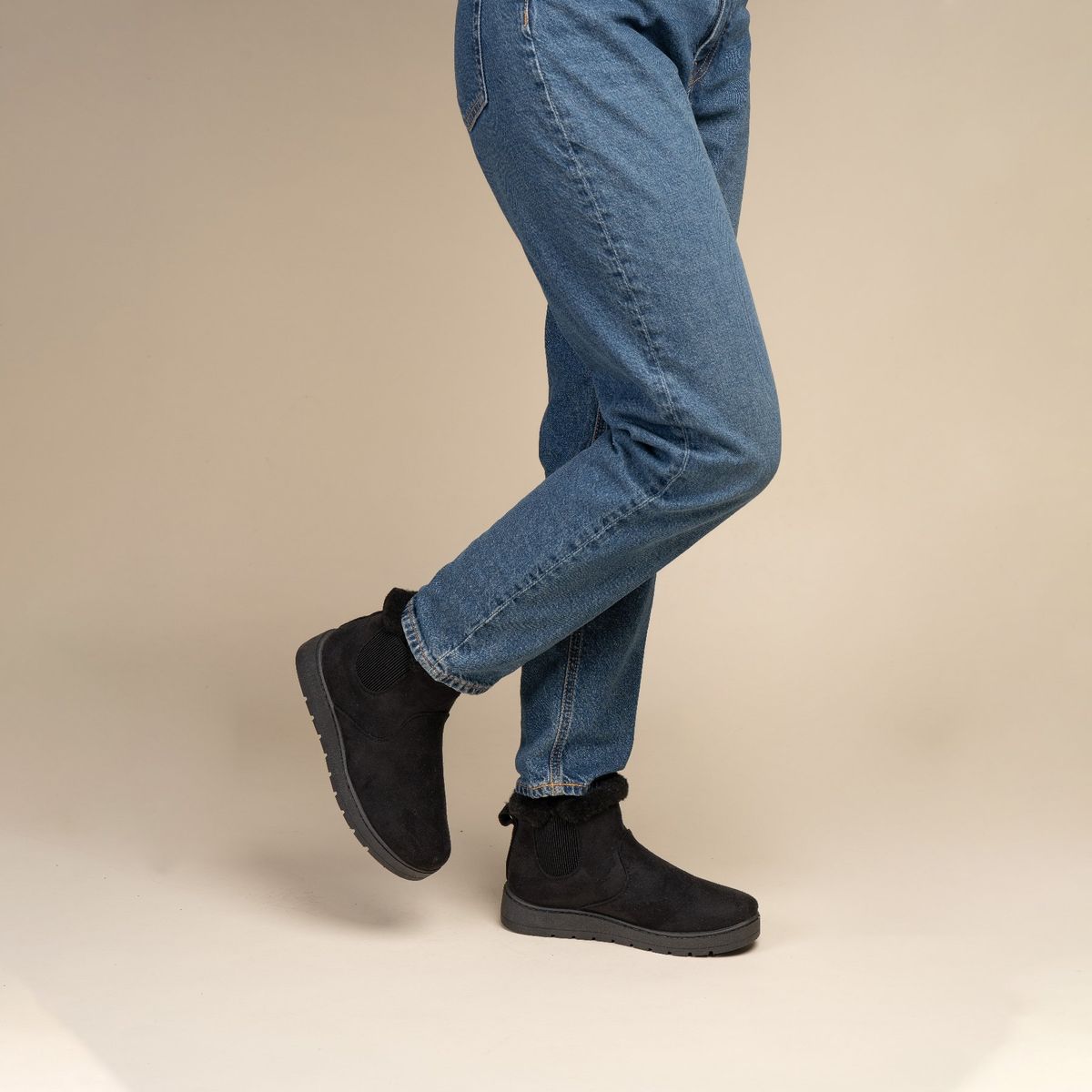 CHINITOWN - Botín Casual Mujer Negro Savannah Chinitown