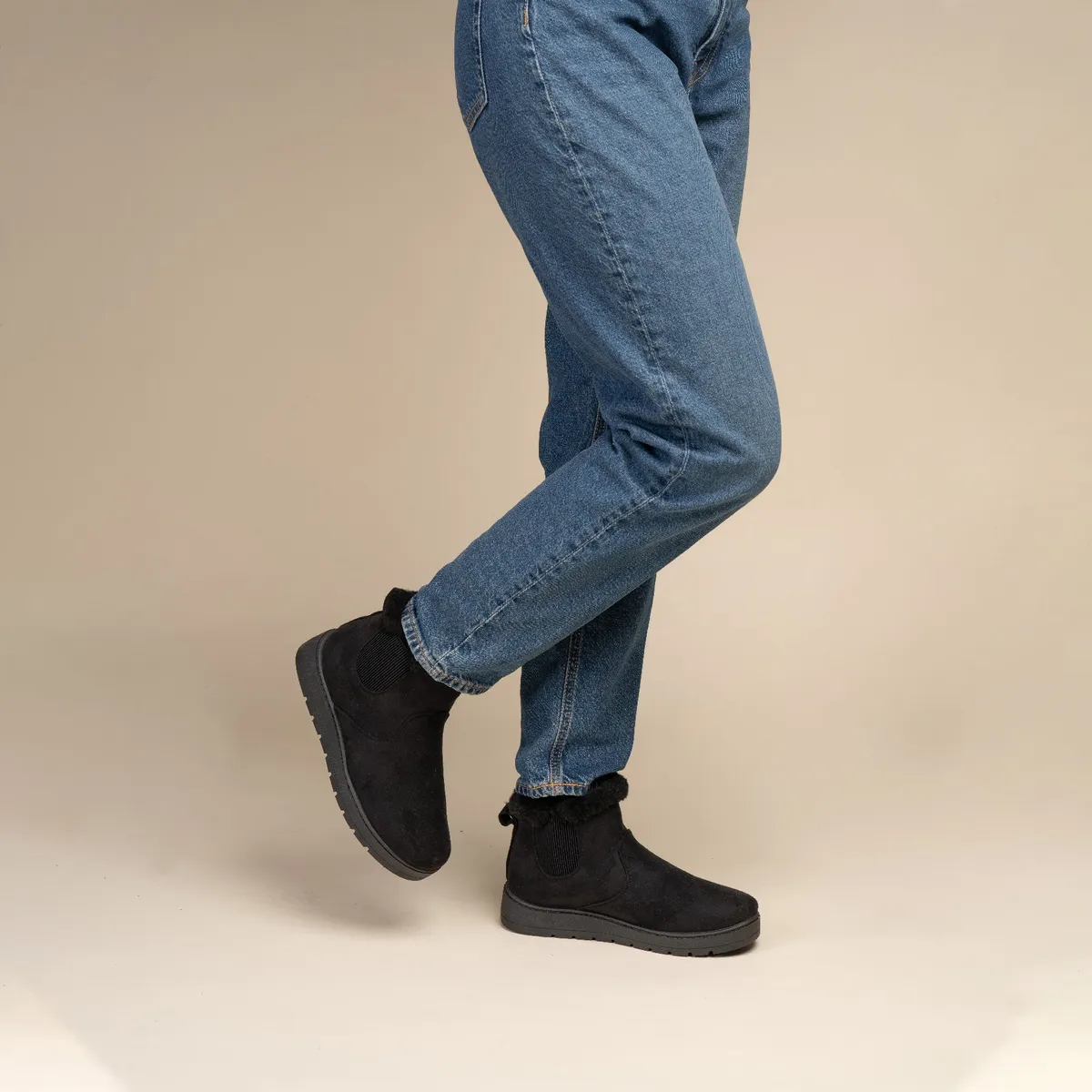 CHINITOWN - Botín Casual Mujer Negro Savannah Chinitown