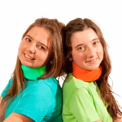 BLUNDING - Collar Cervical Ajustable Semirrigido Pediatrico Verde Talla 4-6