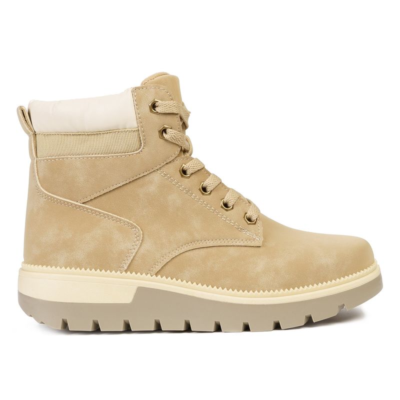 CHINITOWN - Botín Casual Mujer Beige Trey Chinitown