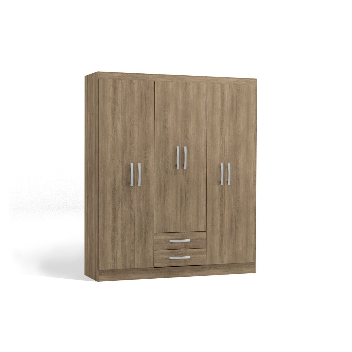 ROCA - Clóset Formosa 6 puertas+ 2 cajones - Nogal