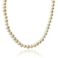 ANDREA COGGIOLA JOYAS - Collar Perlas De Río Frida Plata Fina 925