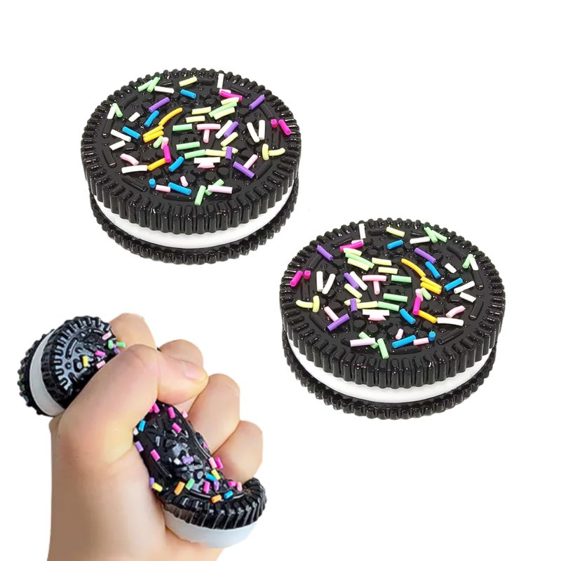 GENERICO - Juguetes Squishys Oreo Kawaii Antiestrés Pegajoso Set De 2