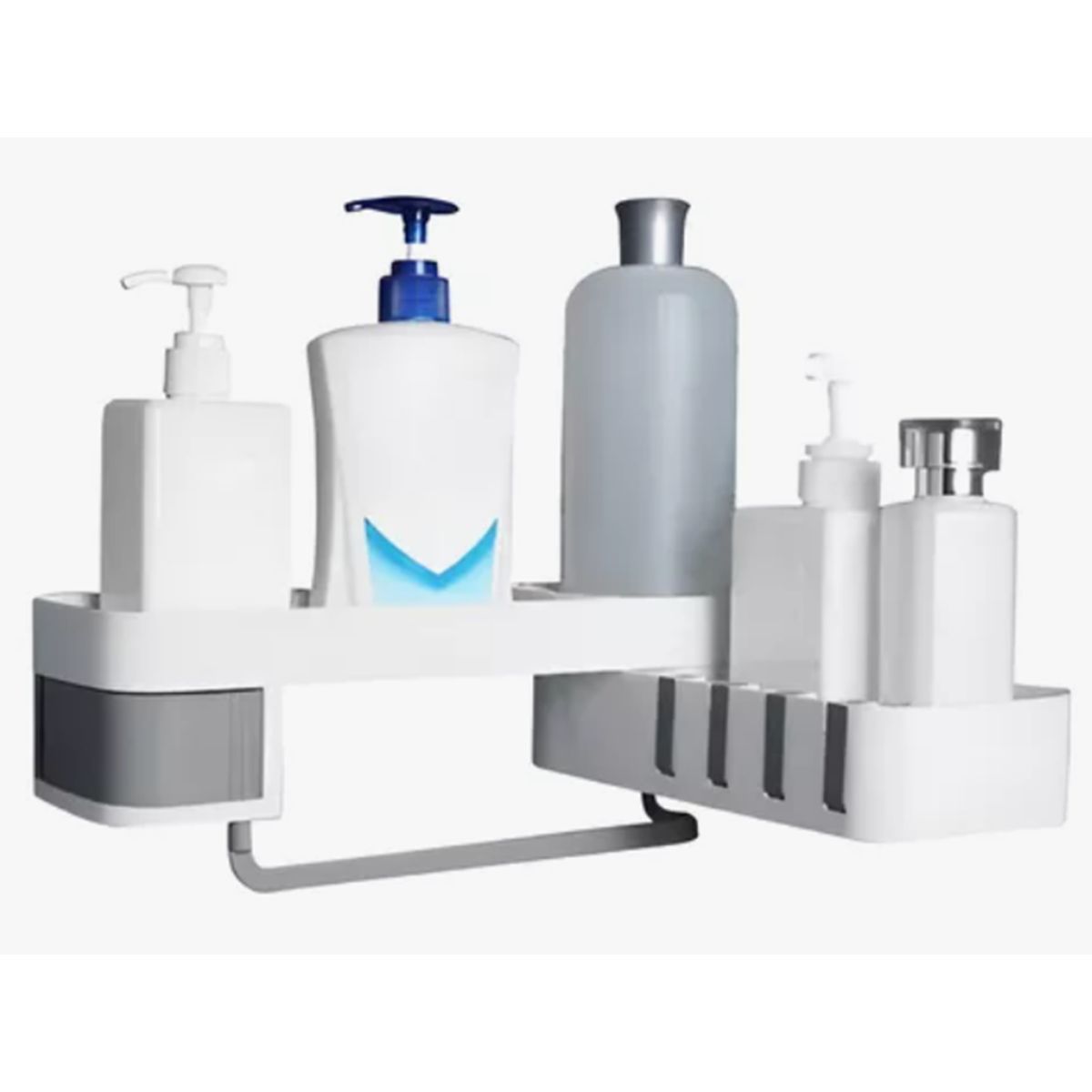 GENERICO - Estante Esquinero Baño Sin Perforar  Organizador Jabon Shampoo