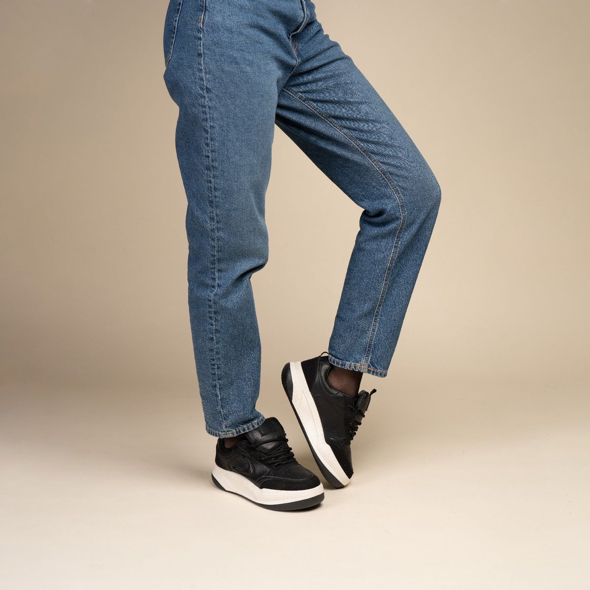 CHINITOWN - Zapatilla Urbana Mujer Negro Ragnhild Chinitown