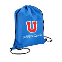 GENERICO - MORRAL DE POLIESTER EQUIPOS DE FUTBOL CHILENO UNIVERSIDAD DE CHILE