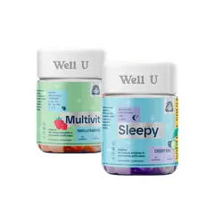 WELL U - PACK X 2 GOMITAS MULTIVIT 60UN + SLEEPY 60UN
