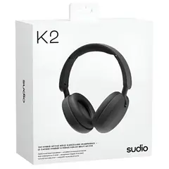 SUDIO - Audífonos Premium K2 BT Hybrid ANC Black 60h Autonomía - Negro