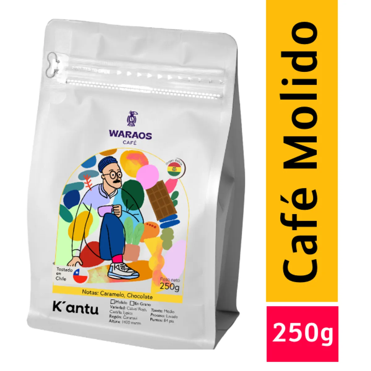 GENERICO - Waraos Café K´antu 250g Molido