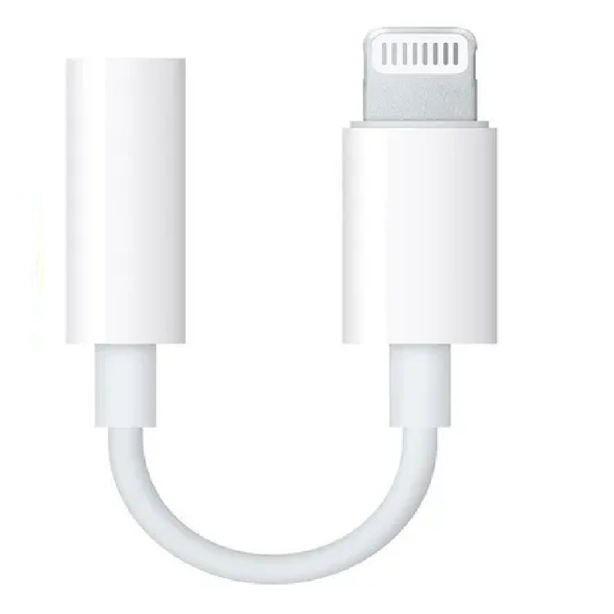 GENERICO - Adaptador Lightning Para iPhone A Jack 35mm Para Audifono Color Blanco