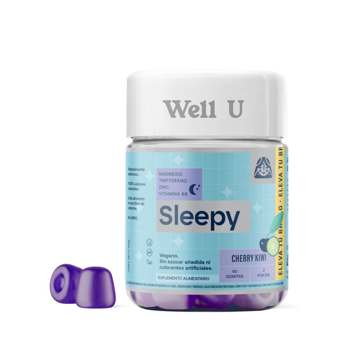 WELL U - PACK X 2 GOMITAS BEAUTY 60UN + SLEEPY 60UN WELL U
