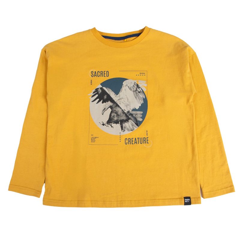 PILLIN - Polera Niño Mostaza Pillin TVB604-25MOS  - Amarillo