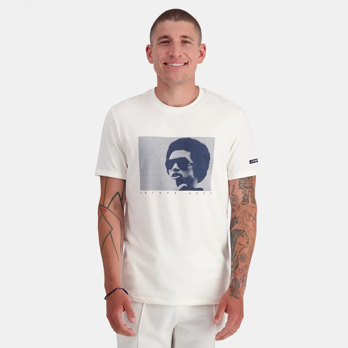 LE COQ SPORTIF - POLERA LE COQ SPORTIF  MARSHMALLOW