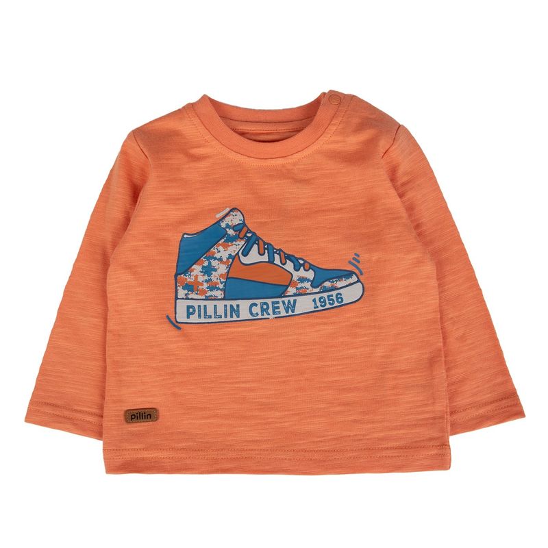 PILLIN - Polera Bebe Naranjo Pillin PVB626-25NAR  - Naranjo