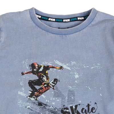 Imagen 2 del producto Polera Niño Azul PVB636-25AZU - Azul