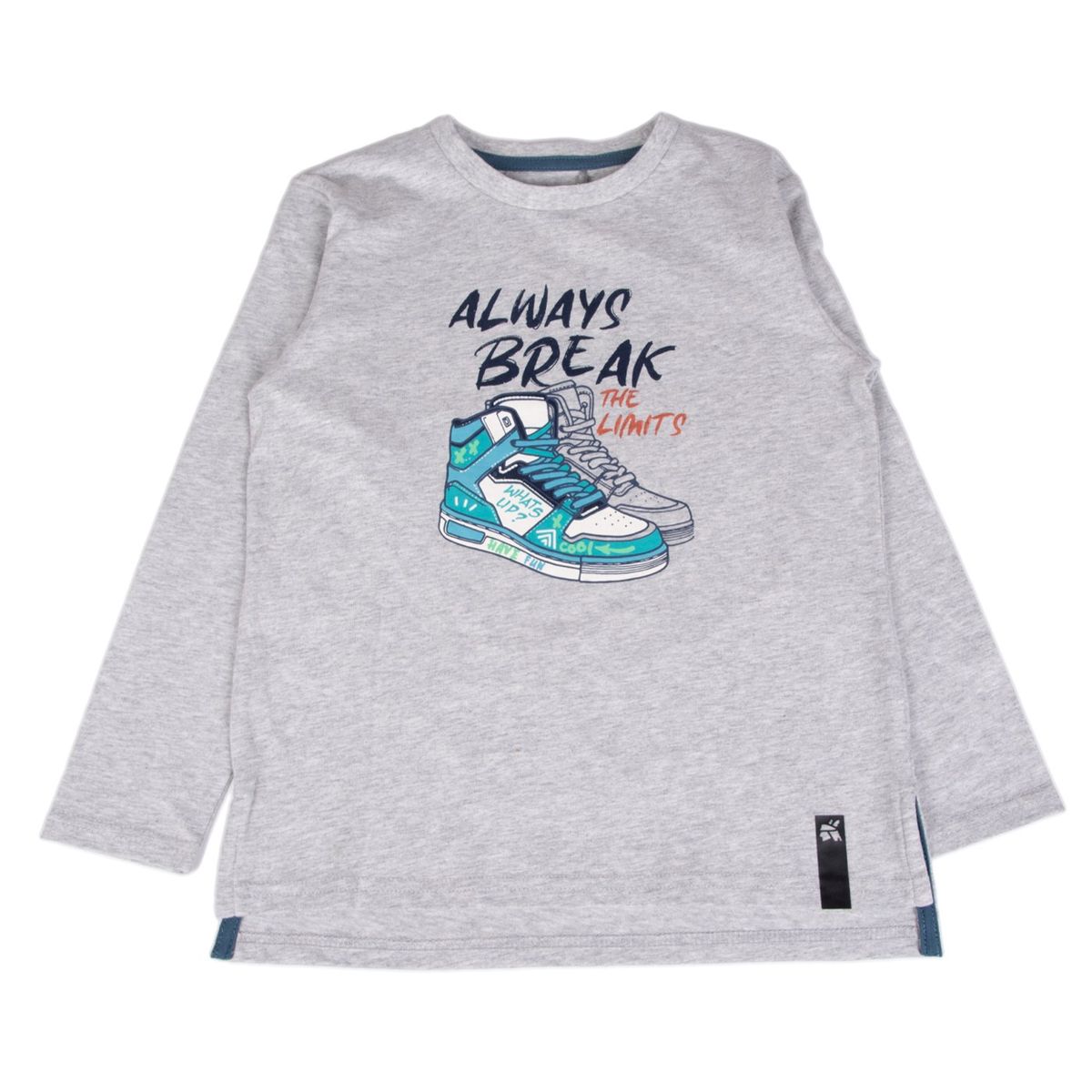 PILLIN - Polera Niño Melange Pillin PVB601-25MLG  - Gris