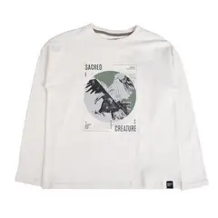 PILLIN - Polera Niño Beige TVB604-25BEI - Blanco
