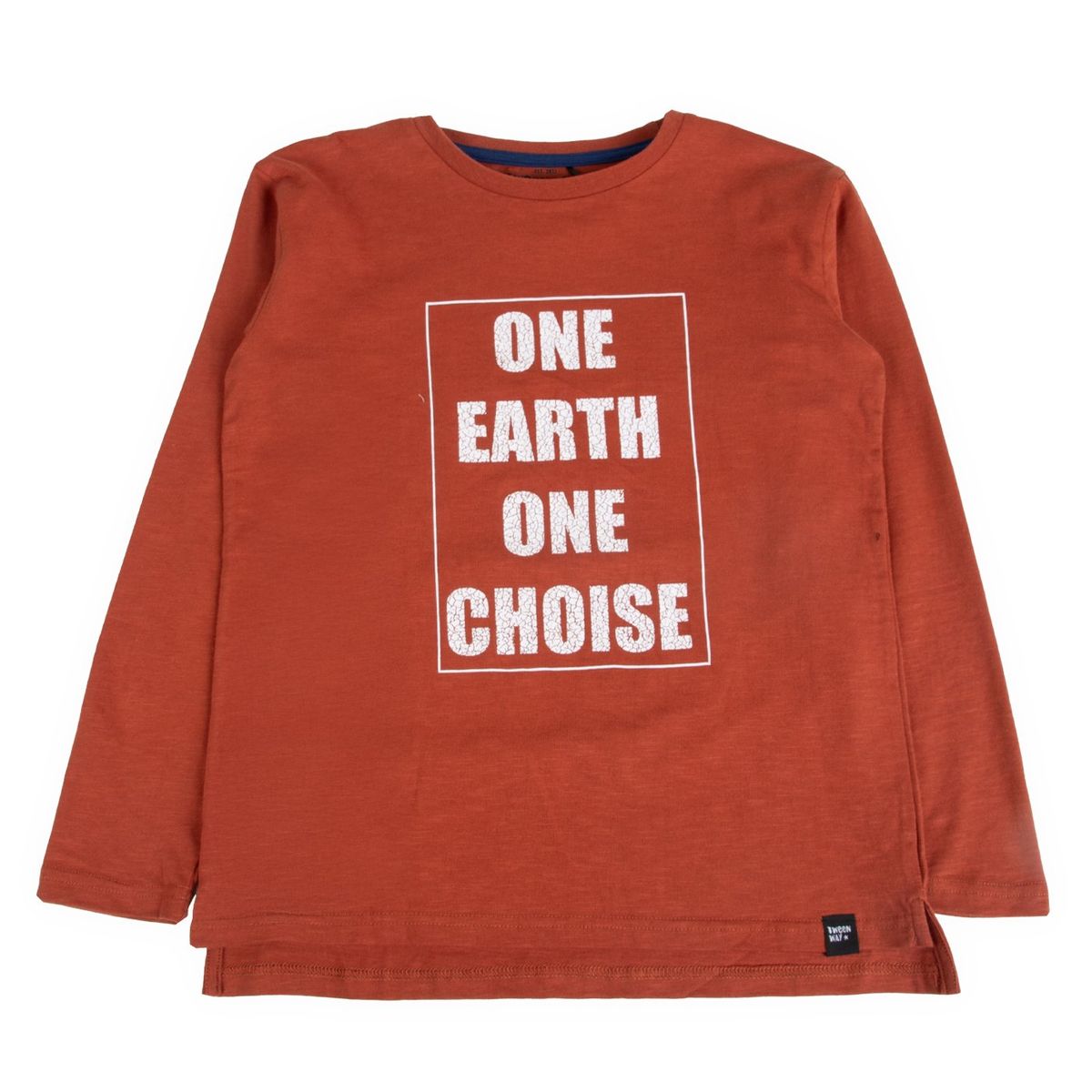 PILLIN - Polera Niño Ladrillo Pillin (TVB605-25LAD )